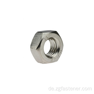 Hexagon Nuss GB6170 aus rostfreiem Stahl